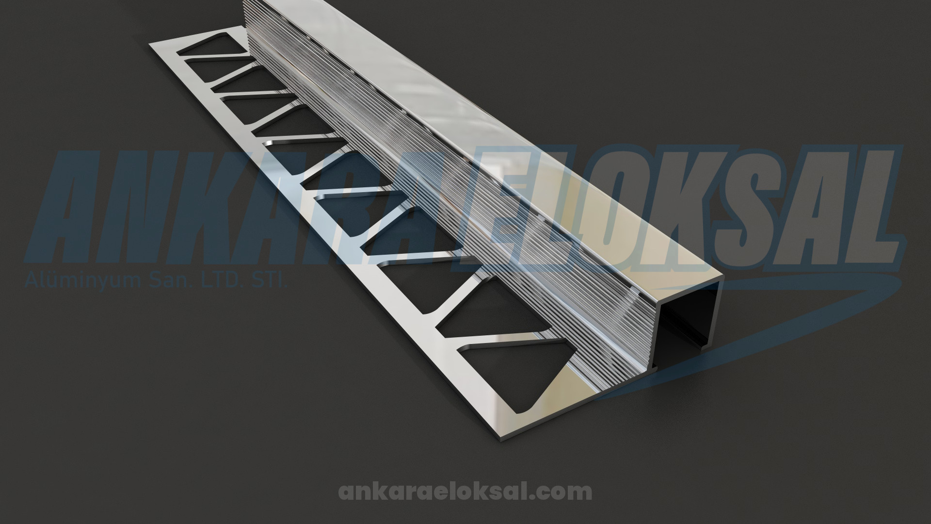 Geniş Kenarlı Bitim Dış Köşe Profili