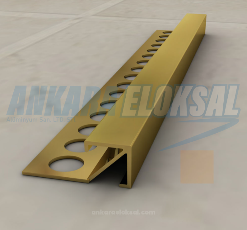 Çift Taraf Kare Dış Köşe Profili