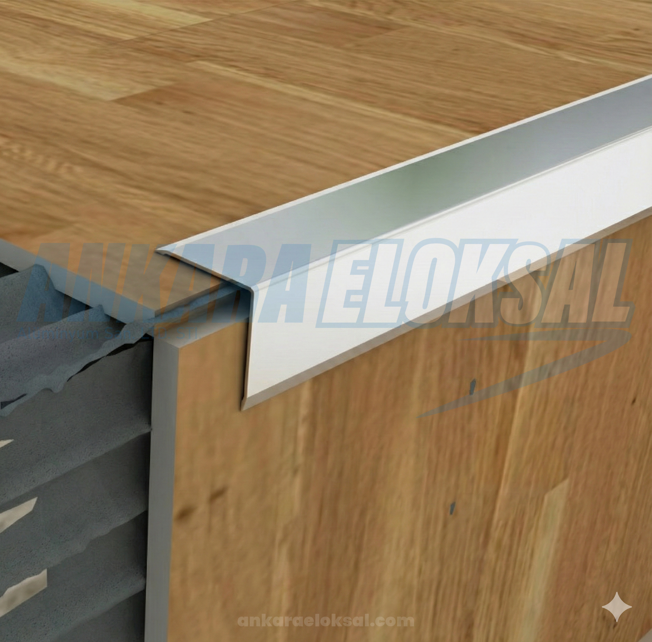 L Pahlı Parke Profili